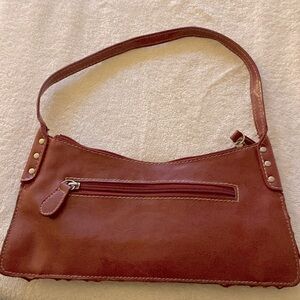 Red Strap Clutch Purse